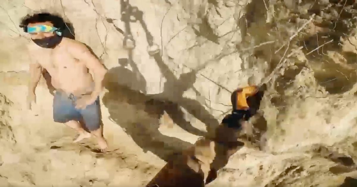 Video: California Highway Patrol Helicopter Rescues Man Stranded on 500-Foot Cliff Above Ocean
