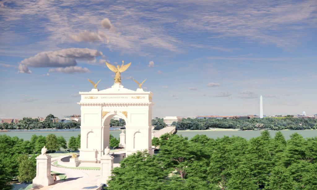 Trump Administration Unveils Proposed Triumphal Arch To Greet Visitors To Nation’s Capital