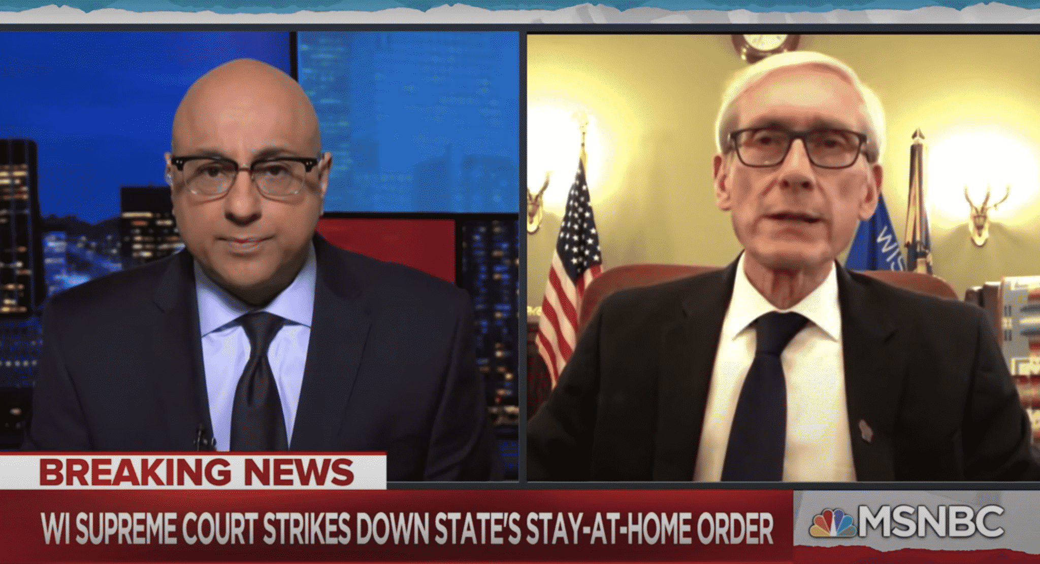 Gov. Evers Warns Wisconsin Is the ‘Wild West’ After Court Overturns Stay-At-Home Order