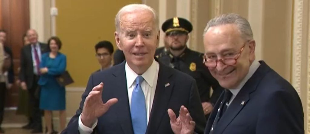 Chuck Schumer Reportedly ‘Forcefully’ Urged Biden To Drop Out Of Race