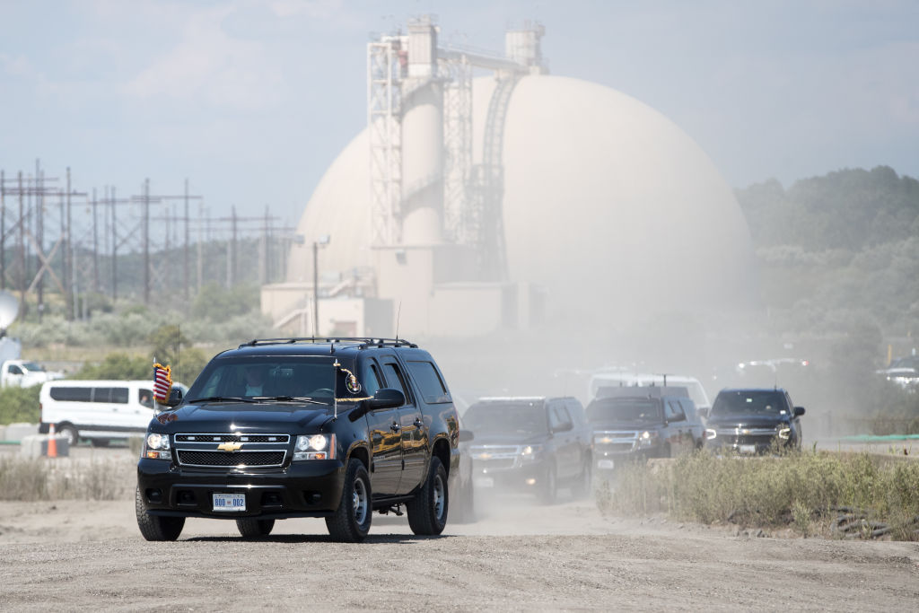 Critics Shred Biden for Showing Up in ‘Gas-Guzzling’ Motorcade to Warn About Climate Change