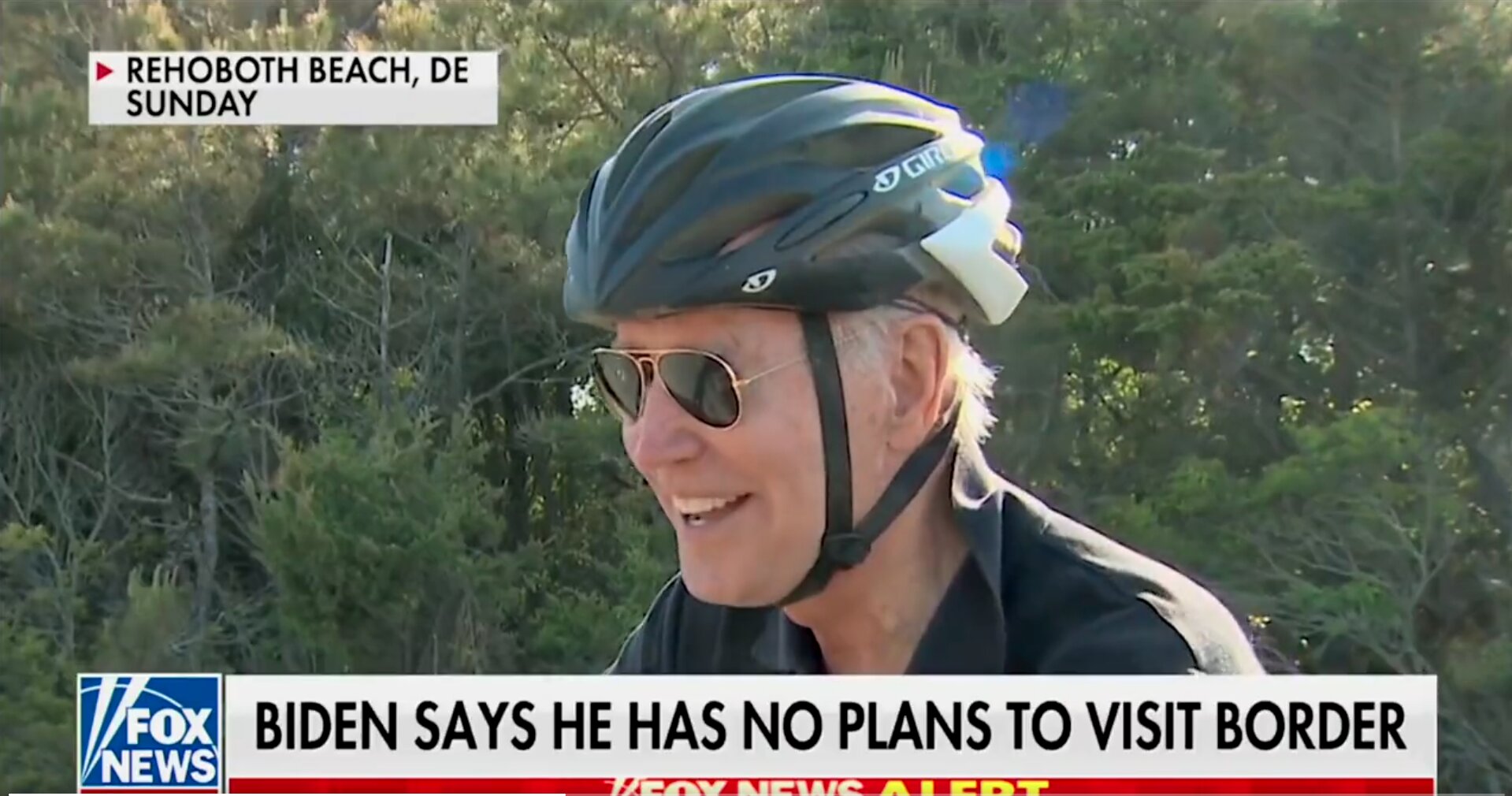 Watch: Biden Laughs When Asked About the Situation at the Border After Title 42