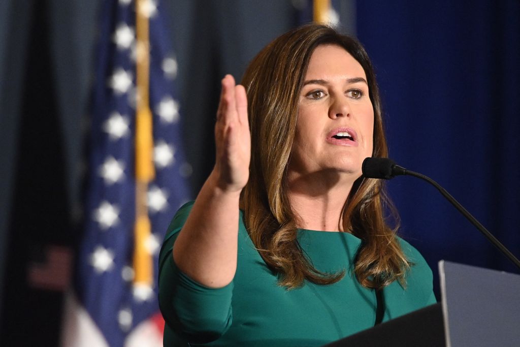 Biden’s Got Big Trouble: Sarah Huckabee Sanders Issues Powerful Statement as Governor