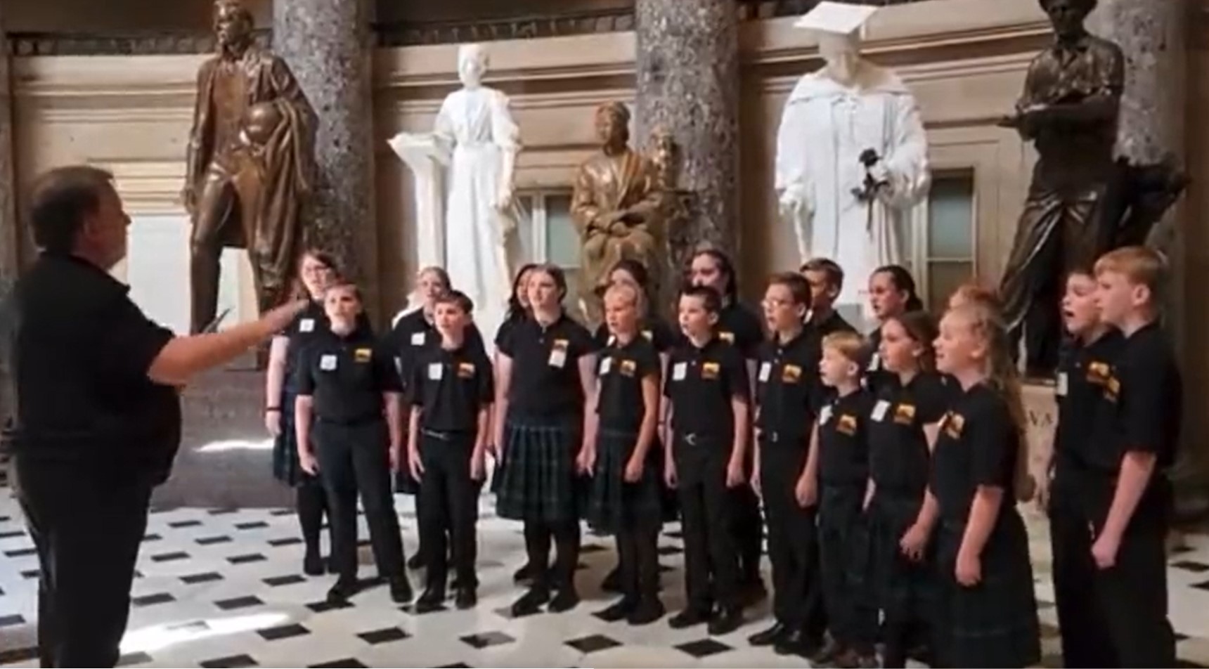 Trump Extends Huge Invitation to Children’s Choir Stopped by Capitol Police for Singing National Anthem