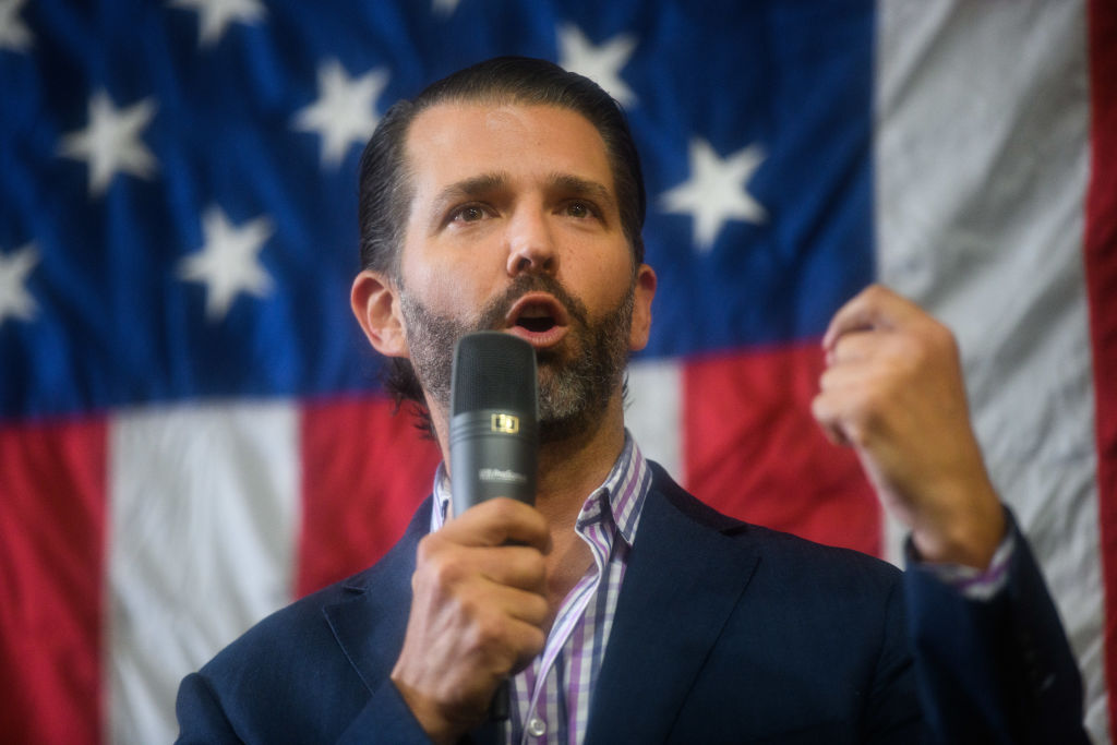 Trump Jr. Addresses the Death of His Aunt After Exiting New York Courtroom