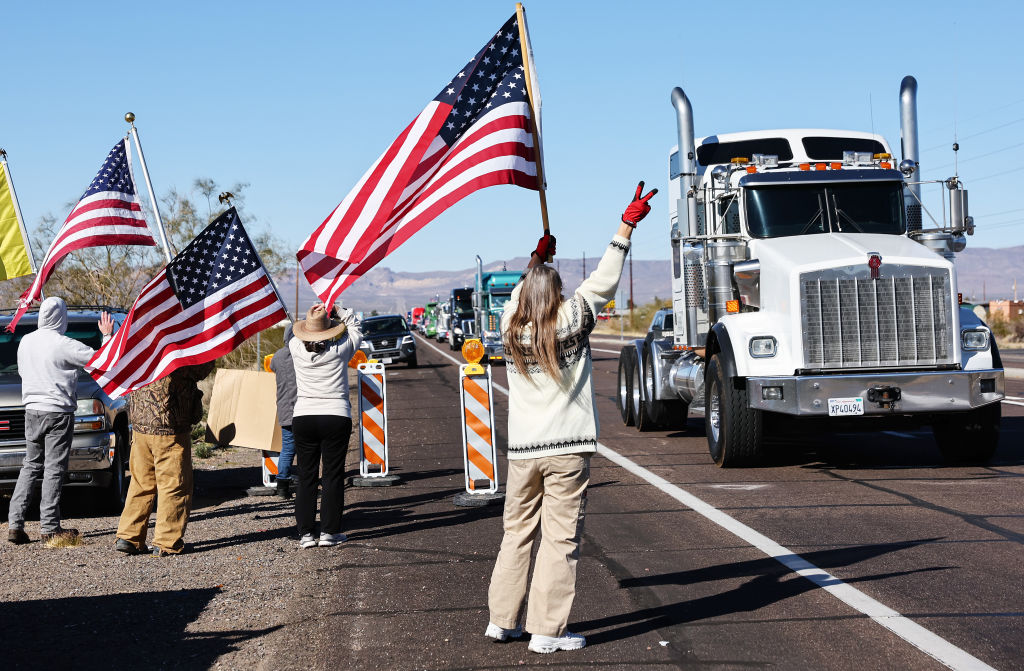 ‘People’s Convoy’ Descends on DC Area, Laps Beltway for Hours in Hopes to Be a ‘Huge Pain’