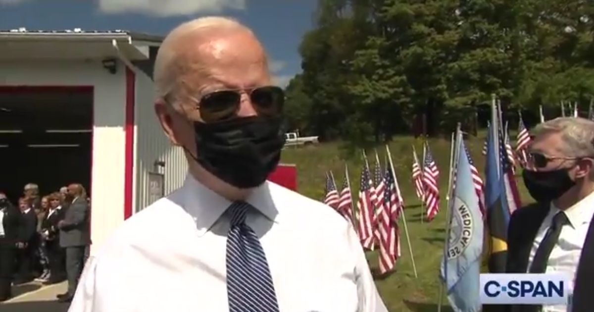 Watch as Biden Defends Botched Afghan Withdrawal at the Flight 93 Memorial