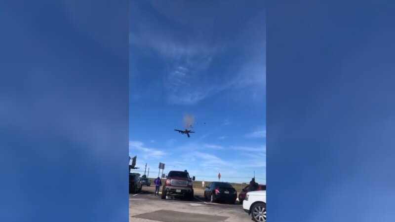 Vintage Military Aircrafts Collide During Air Show in Texas