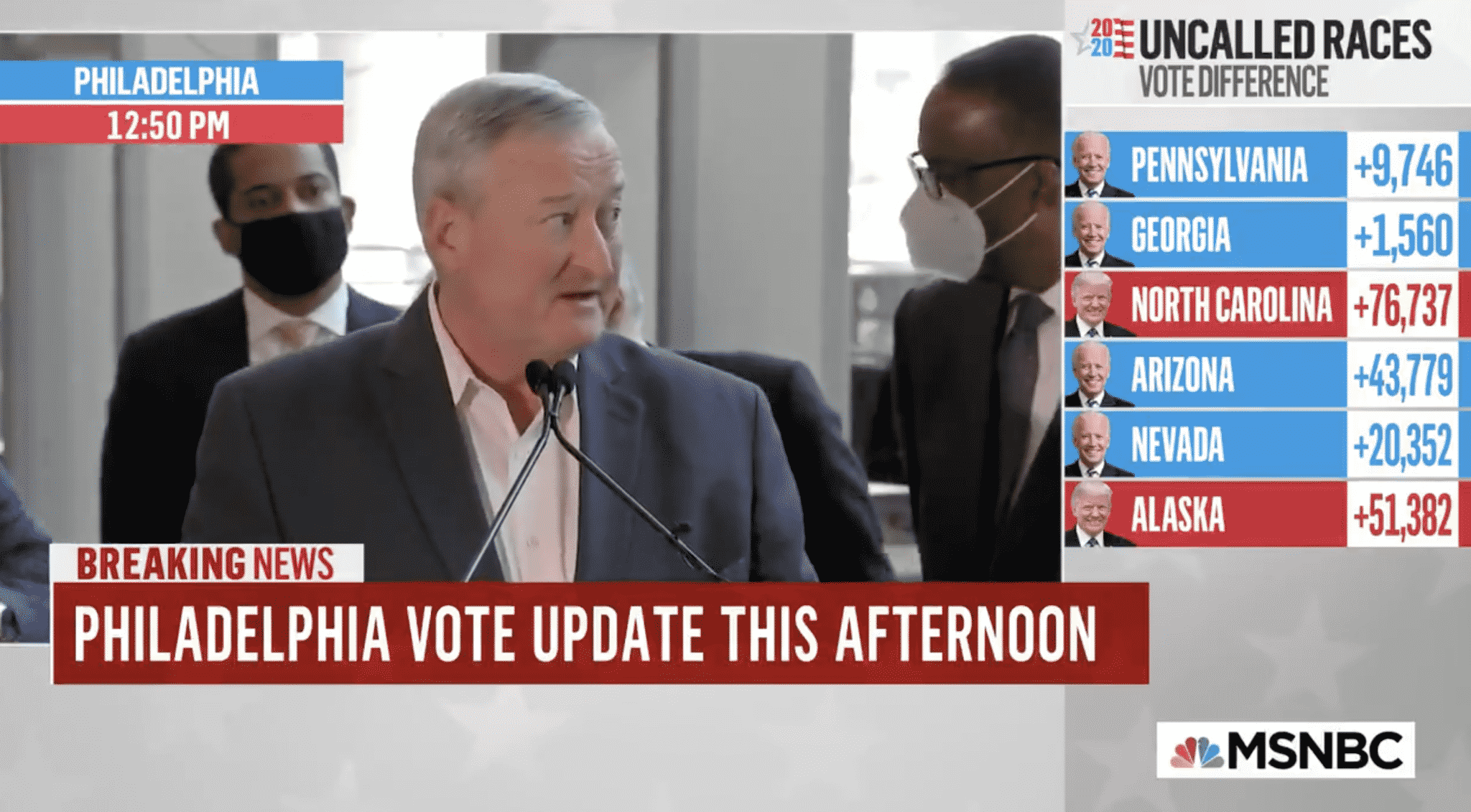 Philadelphia Mayor Suggests Trump Needs to ‘Put His Big Boy Pants on’ and Accept Election Results