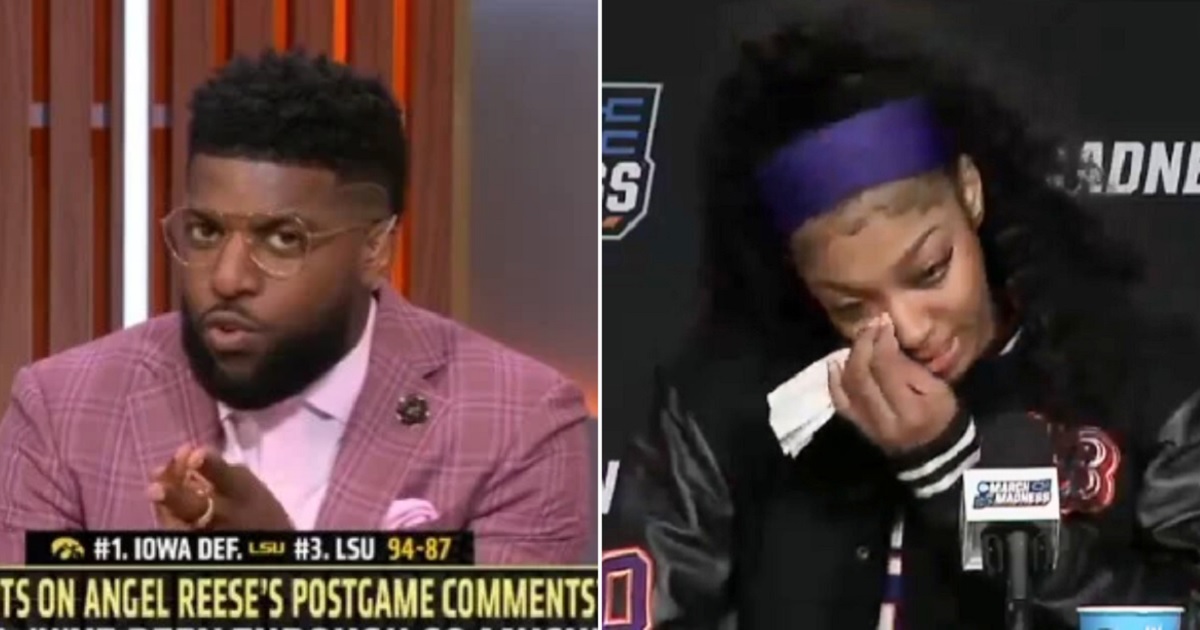Watch: Sports Analyst Tears Into ‘Villain’ Angel Reese After She Cries to the Media – ‘Take the L’