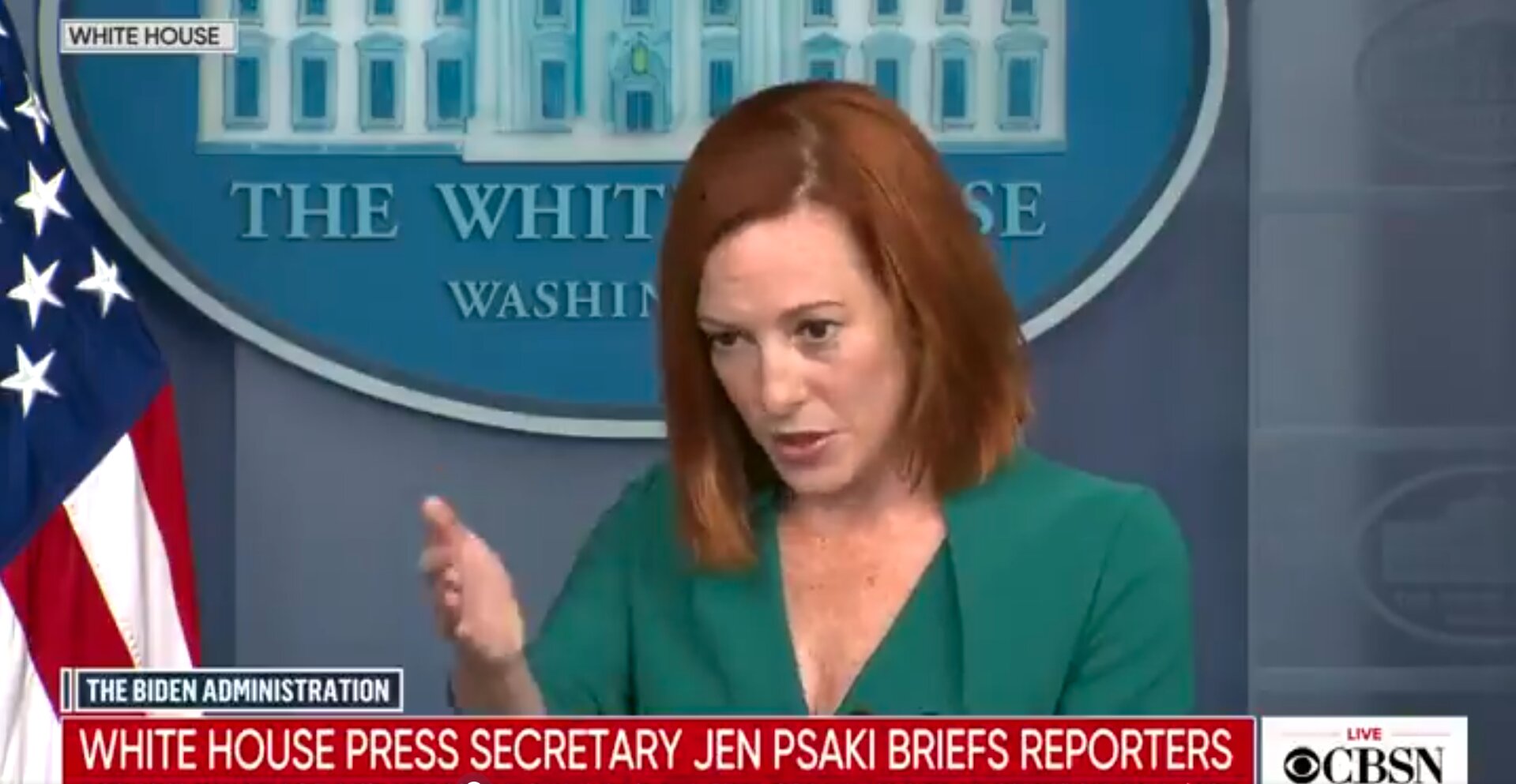 Psaki Asked if Biden Was ‘Pushing a False Narrative’ About Taliban Advances