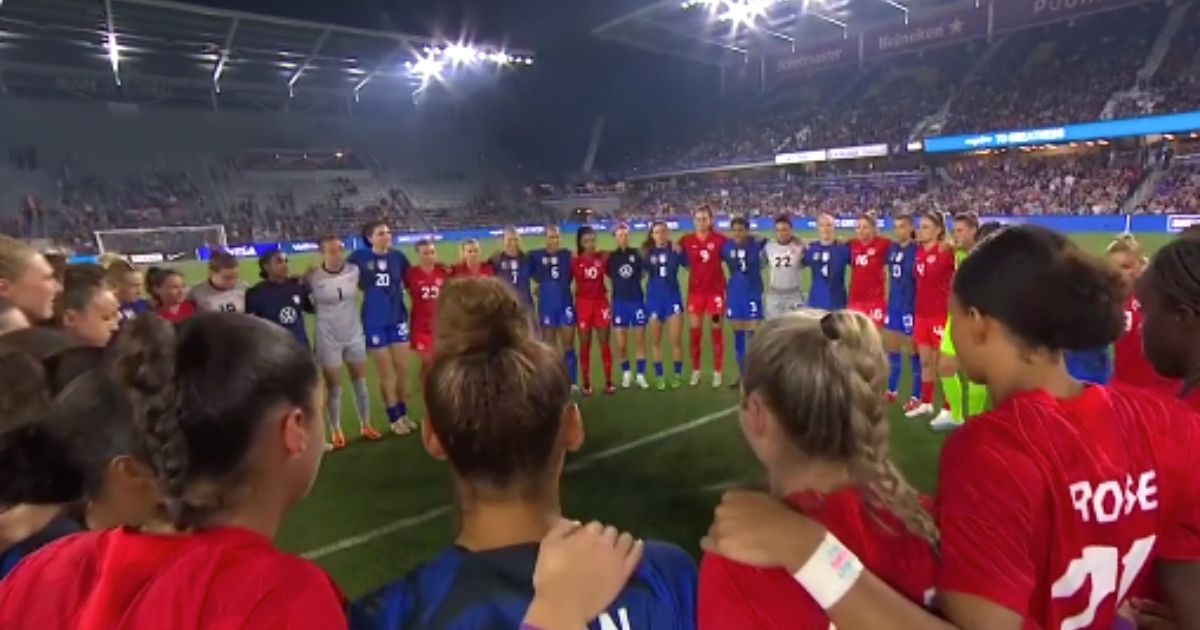 Megan Rapinoe and USWNT Hit New Level of Wokeness with 2 Different Protests Before Game