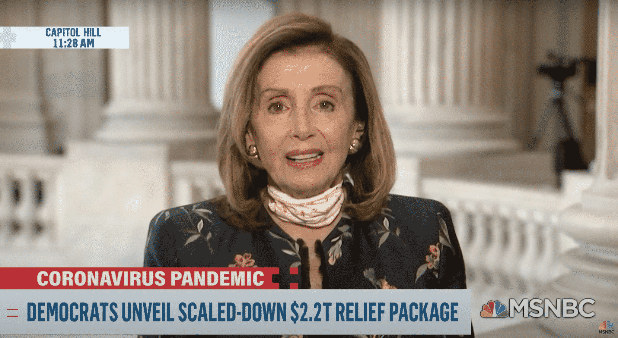 Pelosi Remains Hopeful on Coronavirus Relief After a ‘Positive’ Conversation With White House