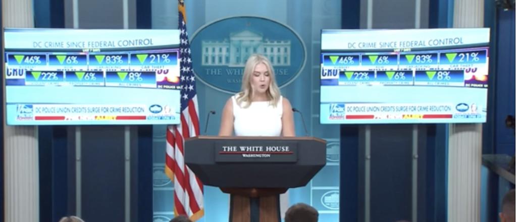 Karoline Leavitt Says DC Police Arrested MS-13 Member Amid Trump’s Crime Crackdown