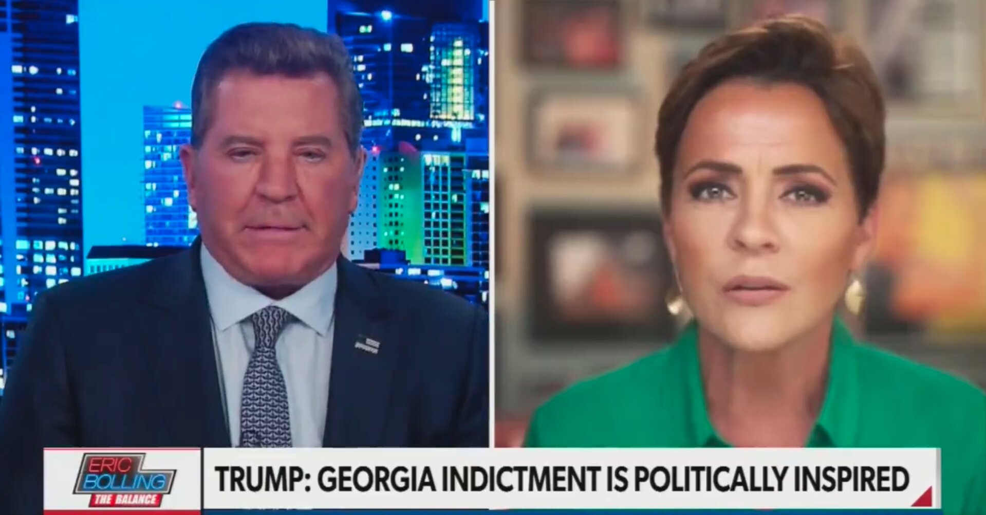 Kari Lake Criticizes Pence for Not Defending Trump After His Fourth Indictment