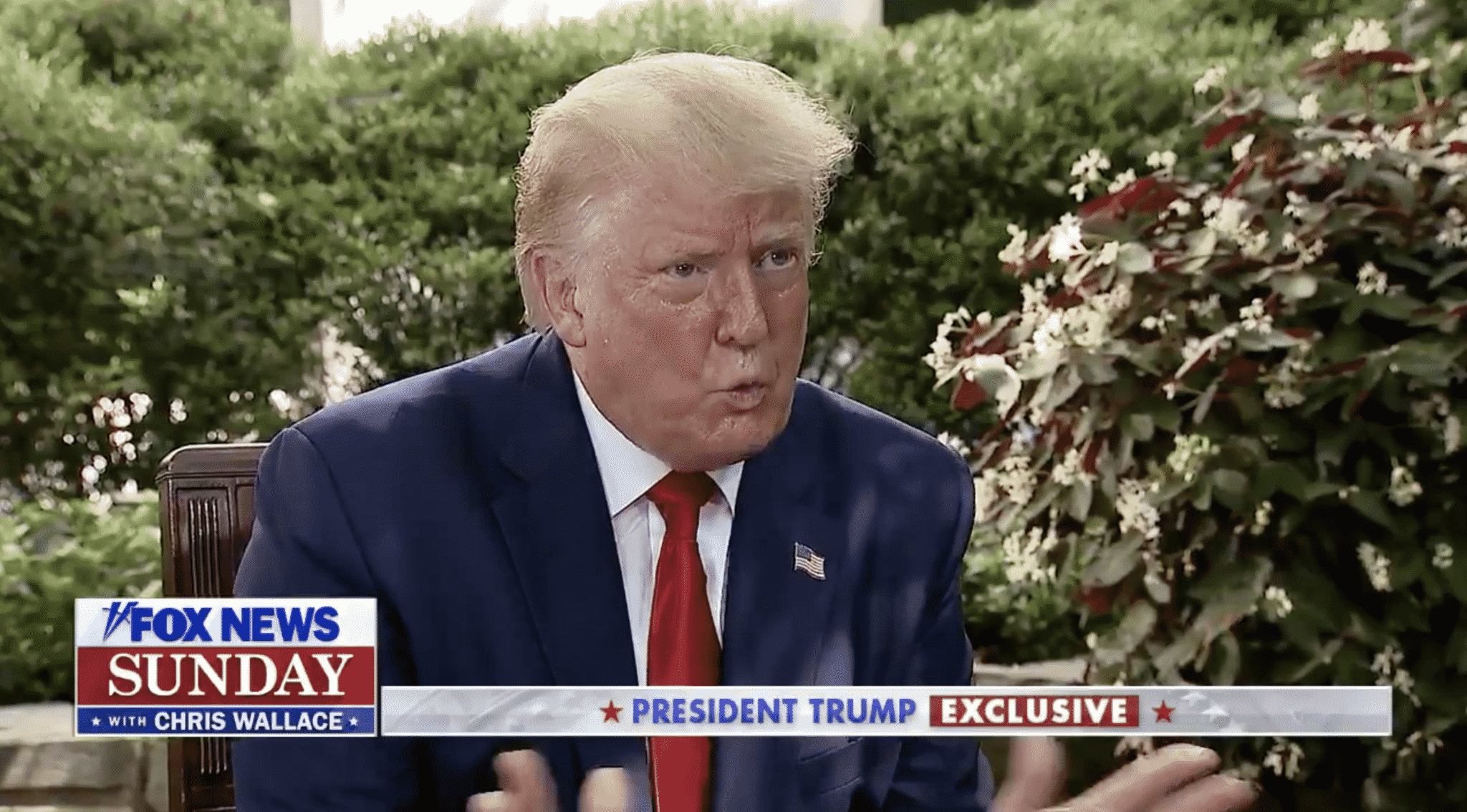 Trump Says Biden Would Be ‘on the Ground Crying for Mommy’ If He Did an Interview With Chris Wallace