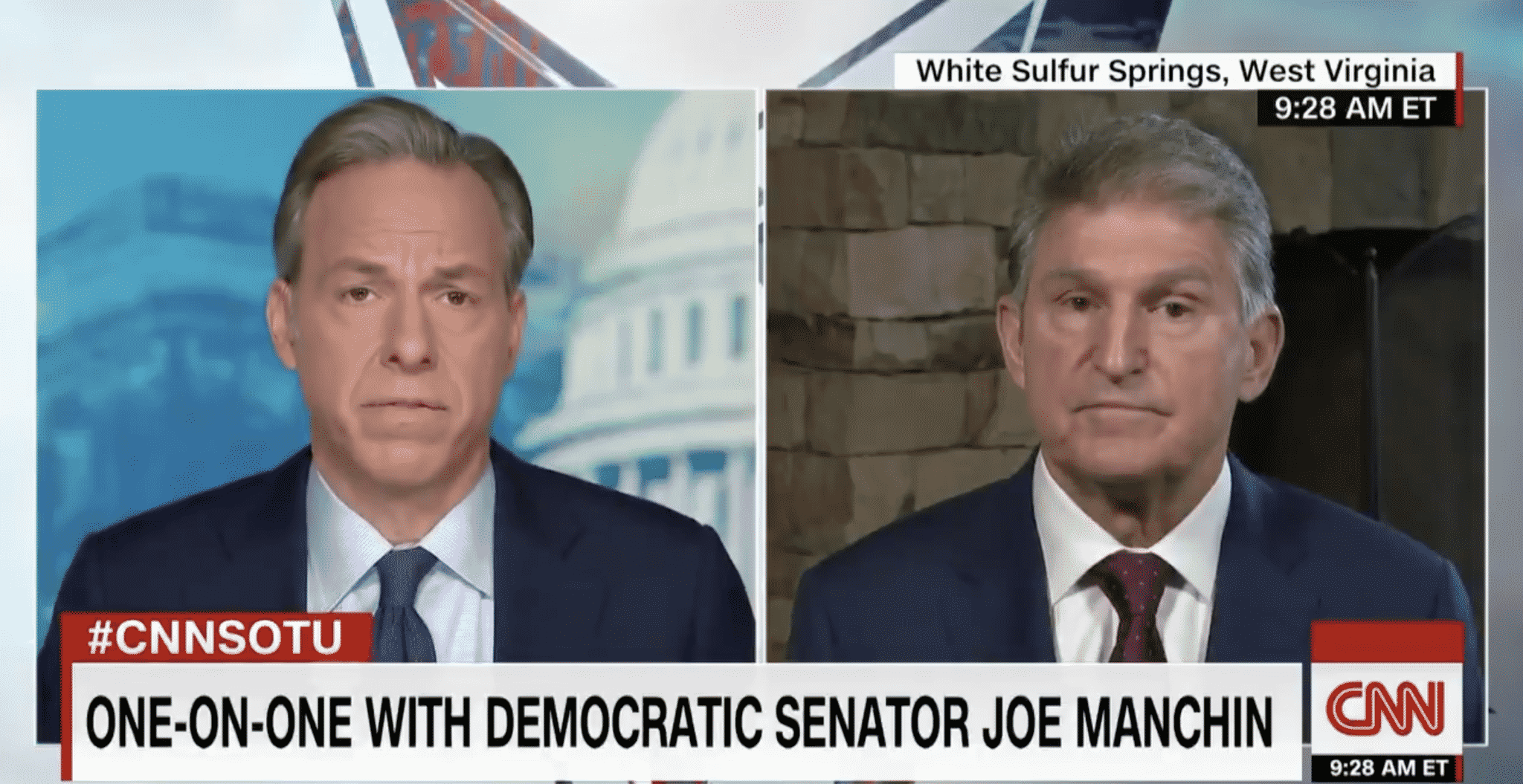 Manchin Voices Opposition To Increasing the Expanding the Supreme Court