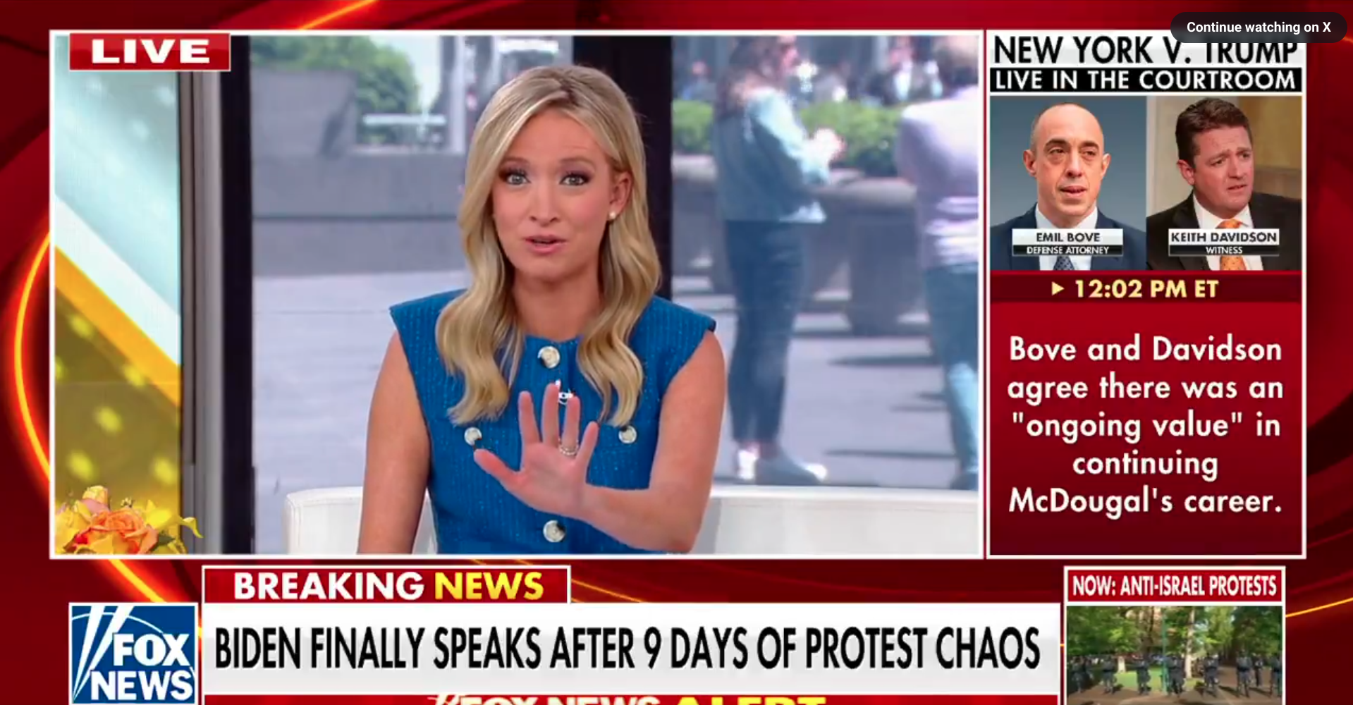McEnany Rips the Press for Letting Biden ‘Get Away’ With Comments About Anti-Israel Protests