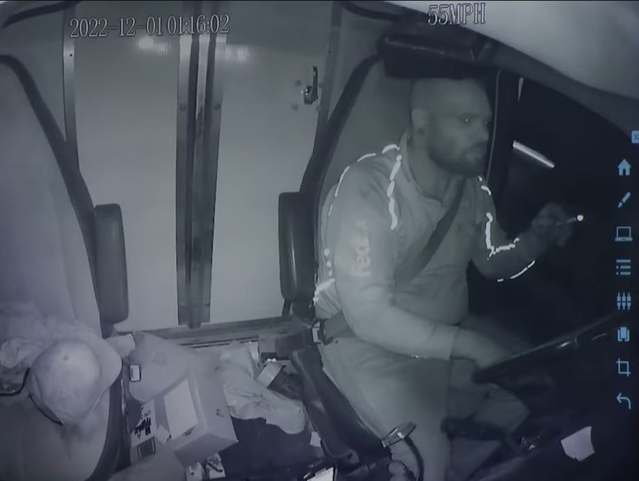 Chilling Video Shows Killer Cleaning Truck After Abduction