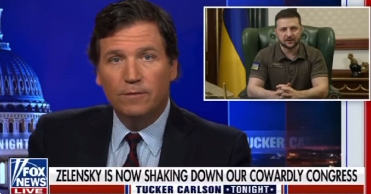 Carlson Responds to Zelenskyy Demanding More Money from US, Other Countries: ‘Up Yours, Buddy!’