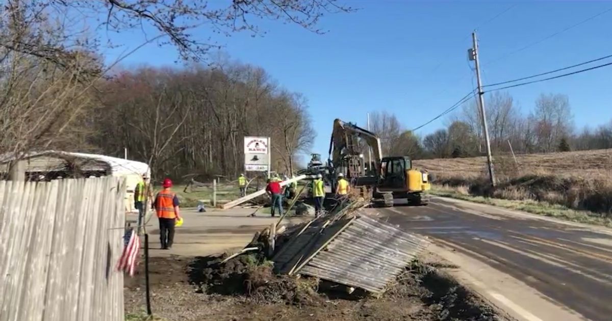 Truck Carrying 40,000 Pounds of Toxic Material from East Palestine Overturns, Spilling Contents
