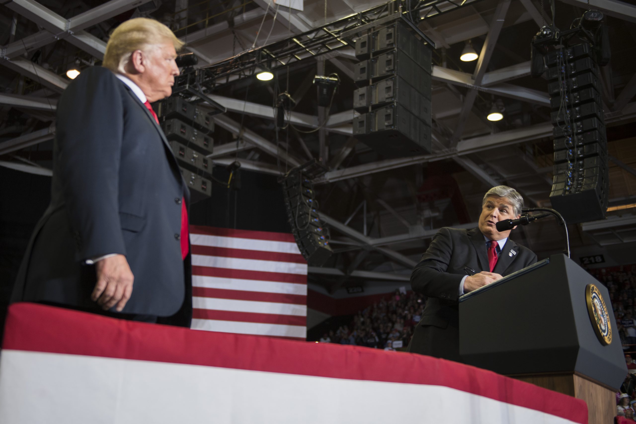 Trump Reacts to Sean Hannity’s Texts Urging Him to Stop Talking About the Election