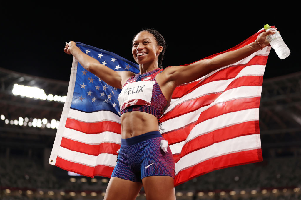 Olympic Medalist Allyson Felix Provides Free Child Care for Athletes Competing in Race