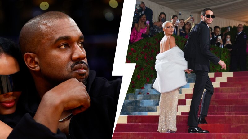 Kanye West Shares Fake New York Times Headline to Mock Pete Davidson
