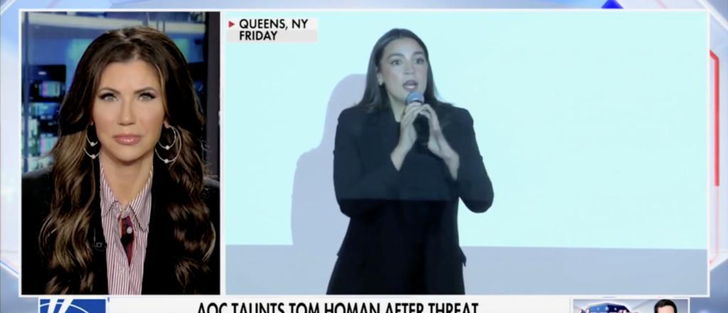 Kristi Noem Says AOC’s Latest Stunt Deserves DOJ Attention