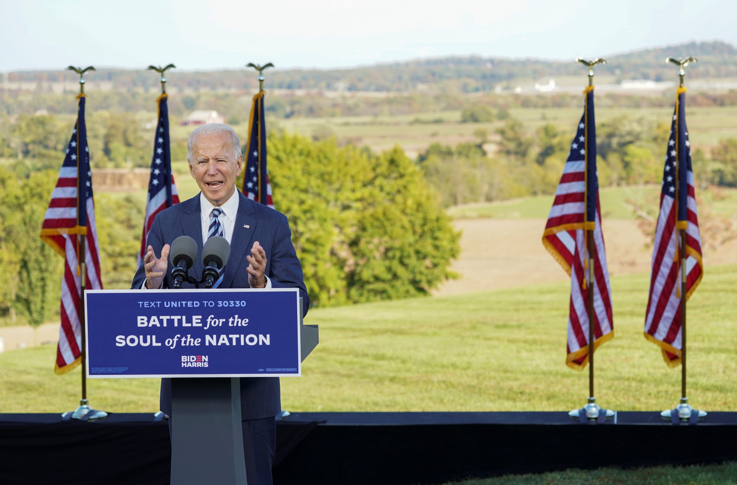 At Gettysburg, Biden Promises To Heal Widening US Divisions
