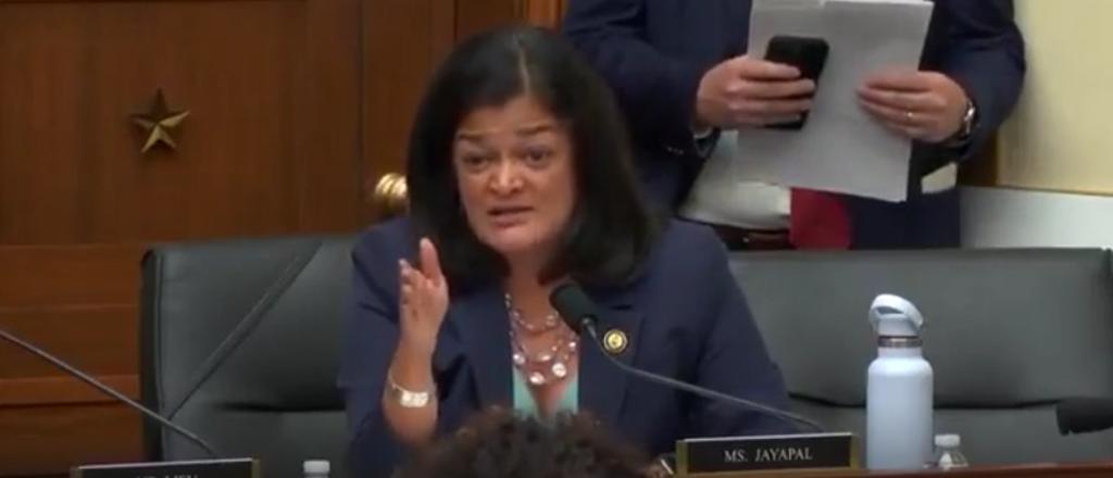 Pramila Jayapal  Can’t Stop Screaming At Top Of Her Lungs At Kash Patel Over Epstein Answers