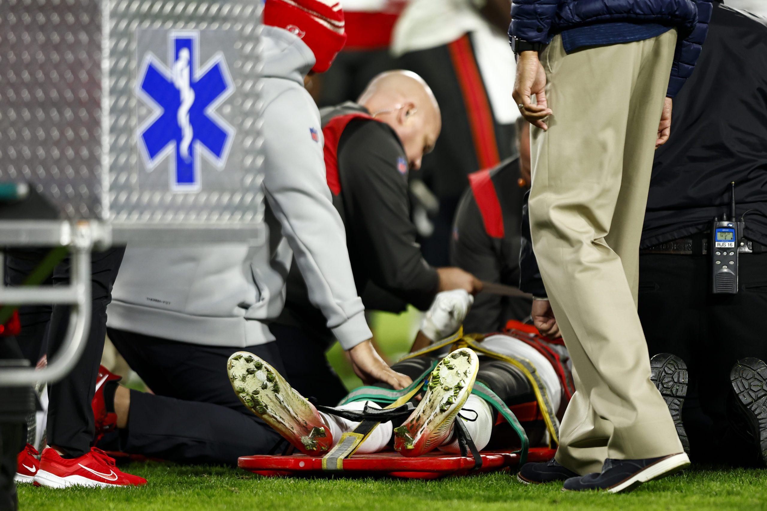 NFL Player Taken to the Hospital After Taking Scary Hit on the Field