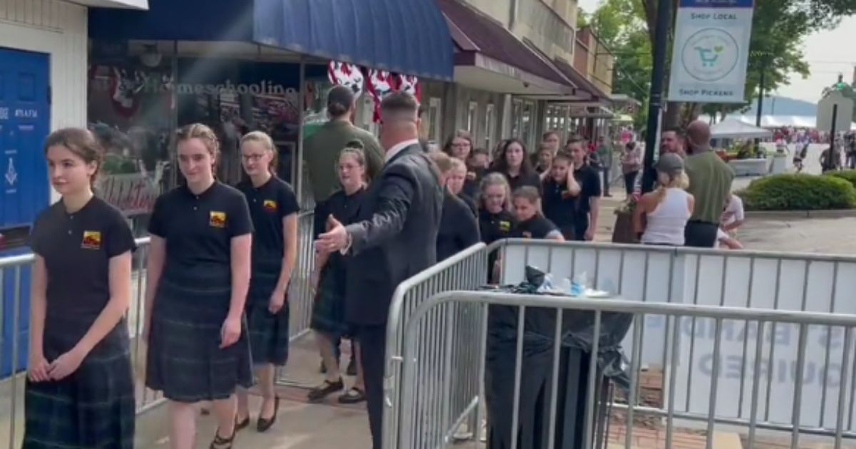 Children’s Choir Stopped Stopped from Singing National Anthem at Capitol Rolls Up to Trump Rally – This Time They’ll Be Able to Finish