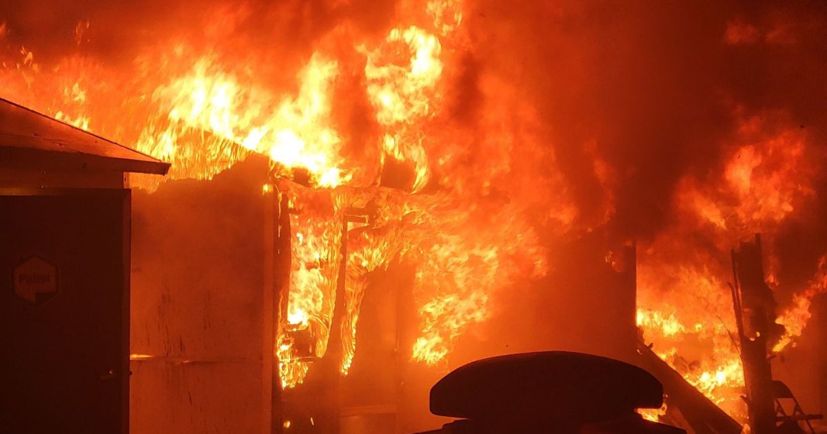 Fire Sweeps Through Veteran Community, A Dozen Homes Lost in the Flames
