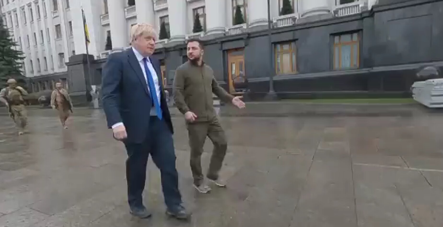 Video of Zelenskyy and Boris Johnson Goes Viral