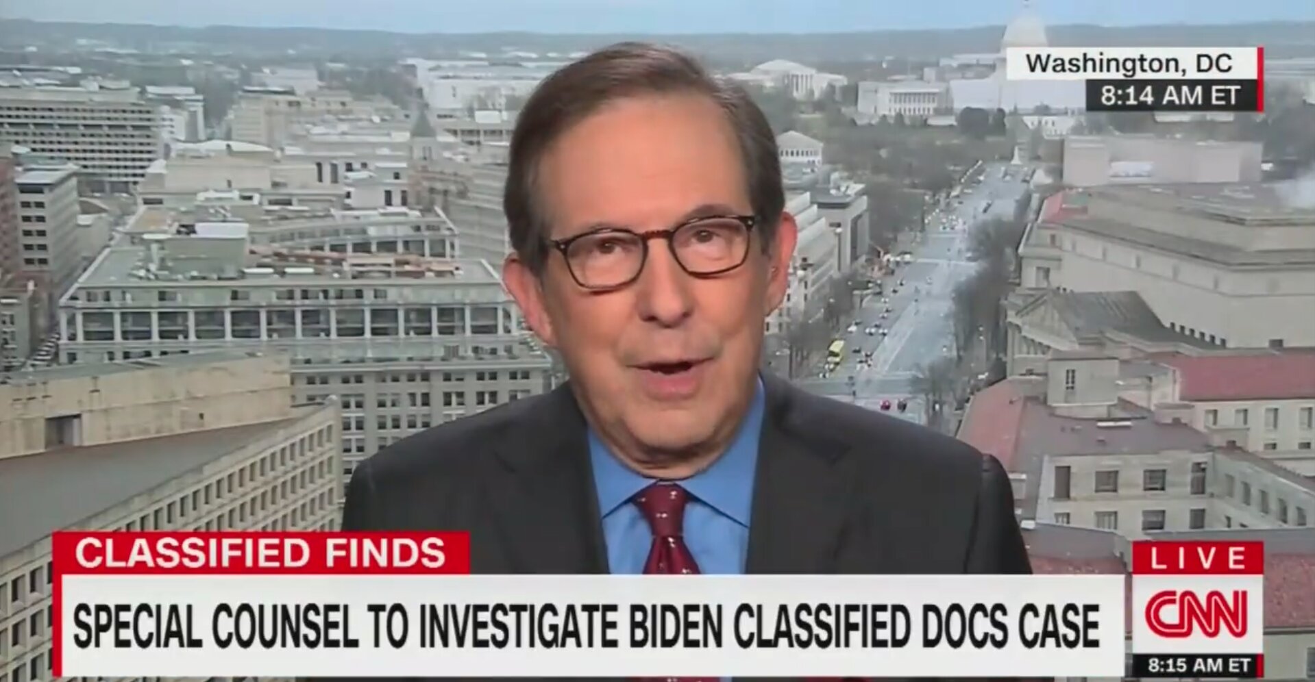 Chris Wallace Says Biden ‘Absolutely’ Should Not Address Classified Documents ‘At This Point’