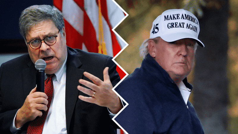 Barr Privately Told Trump Theories of Widespread Voter Fraud Were ‘Just Bulls***’: Report