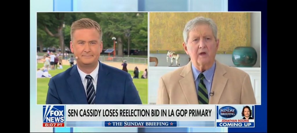 John Kennedy Says Only ‘God’s Perfect Idiot’ Would Have Thought Bill Cassidy Could Survive Primary