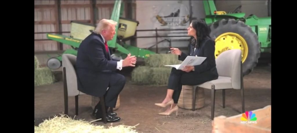 ‘I’ve Had Enough, Thank You Darling’: Trump Walks Out On NBC Interview