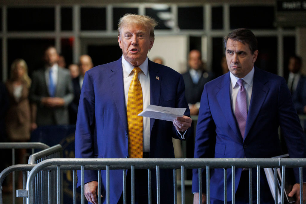 Watch: Trump Sidesteps Judge’s Gag Order, Reads CNN’s News Report on the Trial