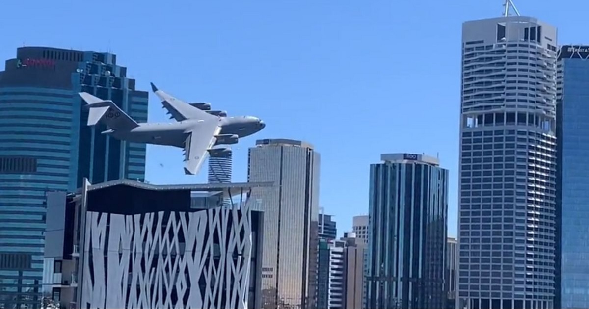 Watch: Military Daredevils Treat C-17 Cargo Jet Like a Stunt Plane, Weave Between Skyscrapers in Epic Video