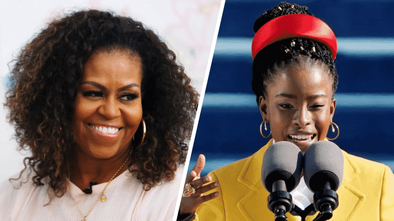Amanda Gorman Shares Conversation She Overheard Between Michelle Obama and Barack at Inauguration