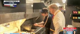 MSNBC Can’t Figure Out Why Trump Would ‘Work A Fryer’ At McDonald’s, As Crowd Cheers Him On