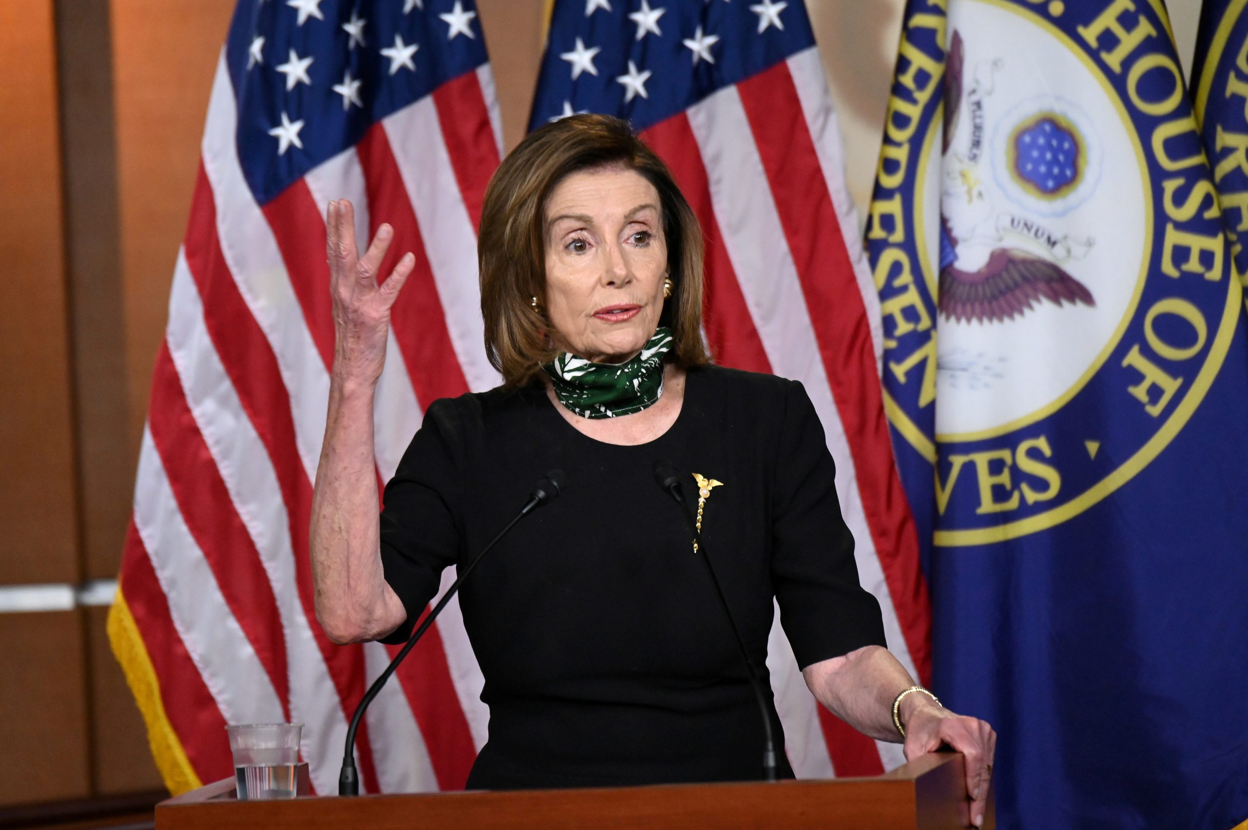 Pelosi Clutches Bible as She Urges Trump to Be ‘a Healer-In-Chief’