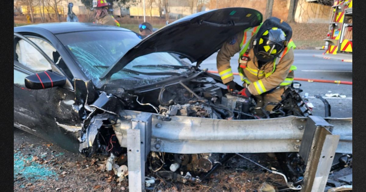 Driver ‘Miraculously’ Survives After Guardrail Pierces Through Vehicle