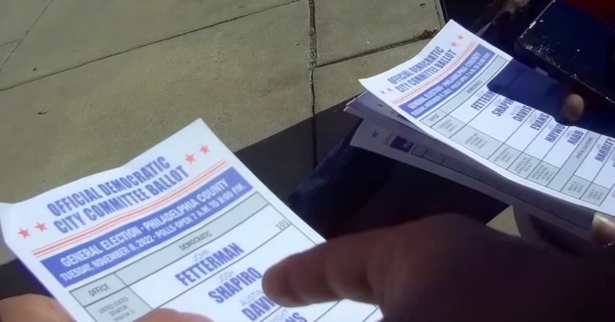 Watch: Alleged Illegal Election Activity by Dems Caught on Camera in Pennsylvania