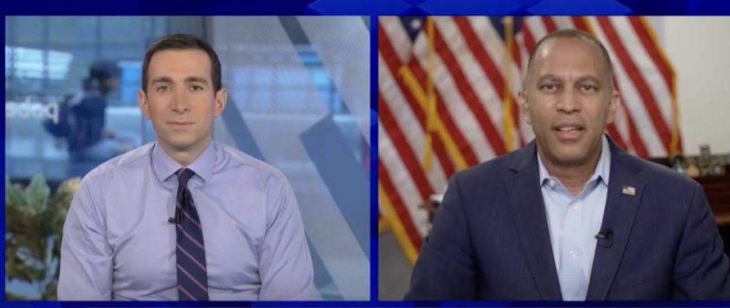Hakeem Jeffries Can’t Stop Ducking And Dodging When Pressed On Mamdani’s Socialism