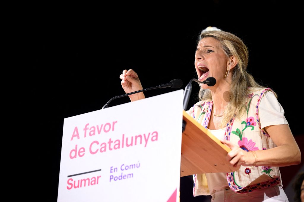 Watch: Spain’s Deputy Prime Minister Adopts ‘From the River to the Sea’ Slogan