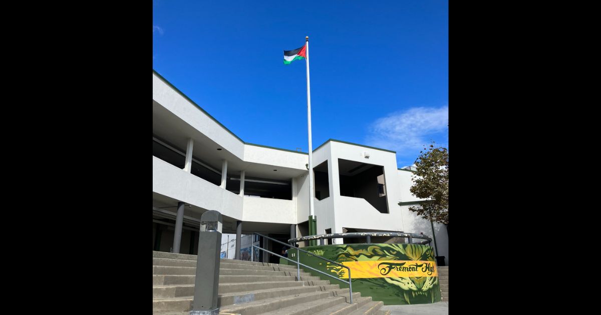 High School Caught Flying Palestinian Flag in Place of American Flag Sparks Major Outrage