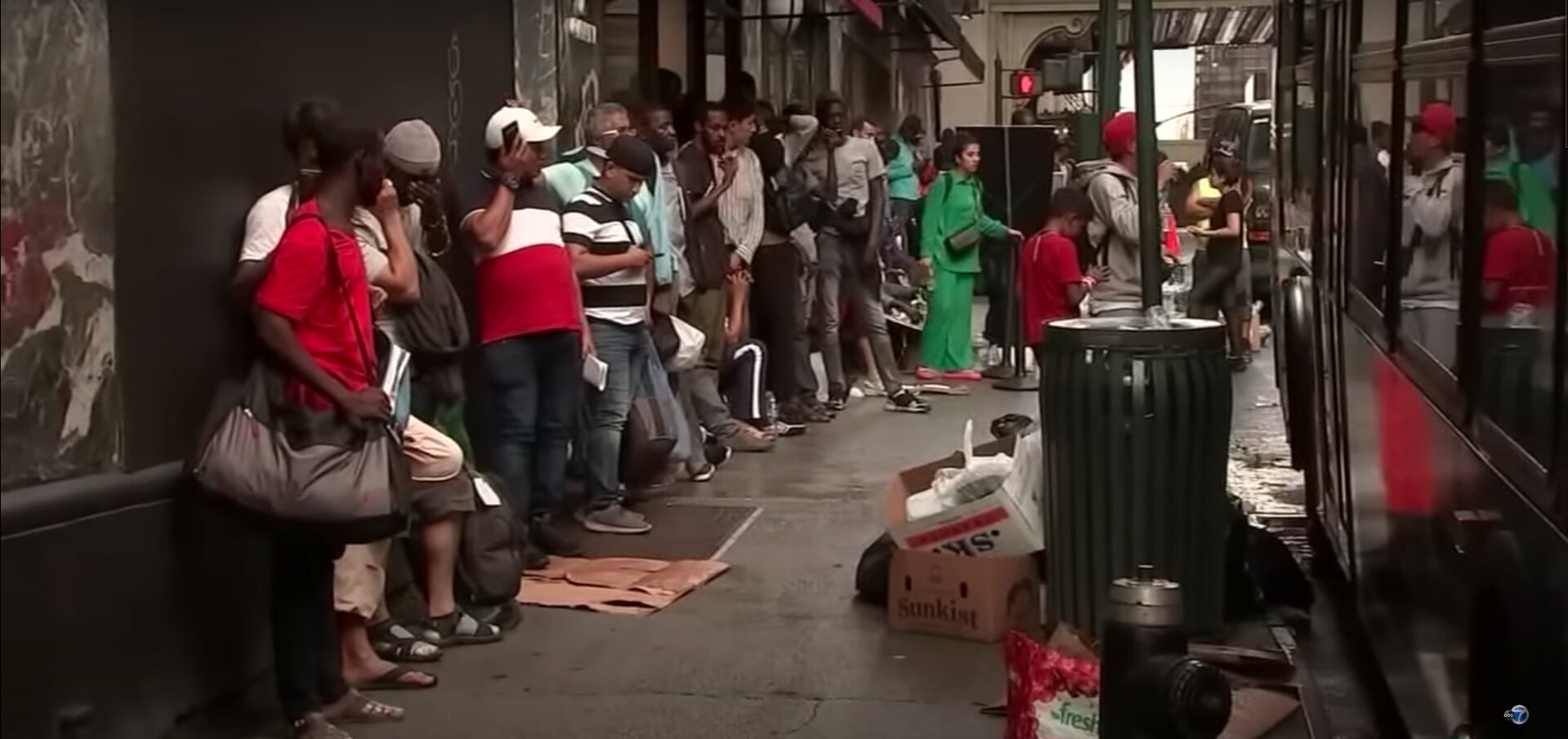 NYC Illegal Immigration Worsens: Hotel Shelter Overflows, Security Called, Migrants Sleep Outside
